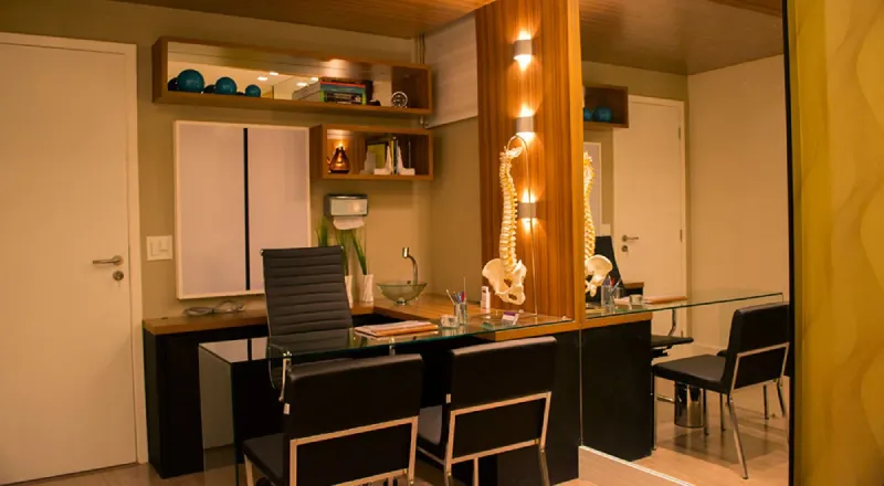 Sala de atendimento da Fisioaxial