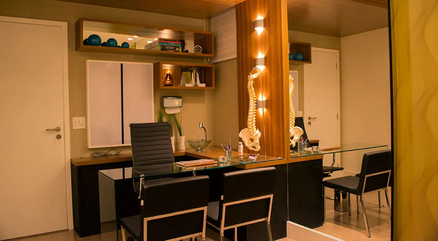 Sala de atendimento da Fisioaxial